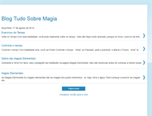 Tablet Screenshot of blogtudosobremagia.blogspot.com