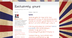 Desktop Screenshot of exclusivelyfor-you.blogspot.com