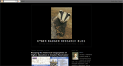 Desktop Screenshot of cyberbadger.blogspot.com