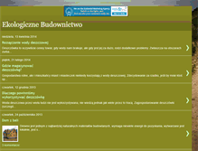 Tablet Screenshot of ekobudownictwo.blogspot.com