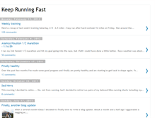 Tablet Screenshot of keeprunningfast.blogspot.com