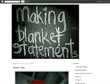 Tablet Screenshot of makingblanketstatements.blogspot.com