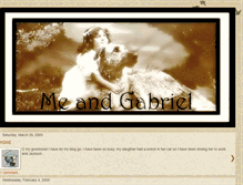 Tablet Screenshot of meandgabriel.blogspot.com