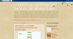 Desktop Screenshot of festivaldomoqueiodailhadomosqueiro.blogspot.com