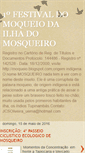 Mobile Screenshot of festivaldomoqueiodailhadomosqueiro.blogspot.com