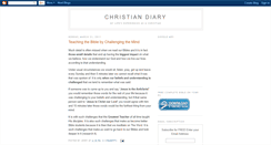 Desktop Screenshot of christianboydiary.blogspot.com