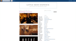 Desktop Screenshot of littlemisssixpence.blogspot.com