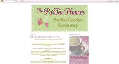 Desktop Screenshot of parteagoodiesgiveaway.blogspot.com