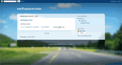 Desktop Screenshot of earthspacenoise.blogspot.com