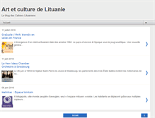 Tablet Screenshot of lituanie-culture.blogspot.com