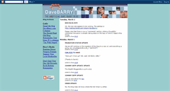 Desktop Screenshot of davebarry.blogspot.com