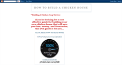 Desktop Screenshot of buildachickenhouse.blogspot.com