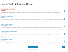 Tablet Screenshot of buildachickenhouse.blogspot.com