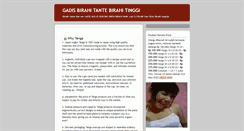 Desktop Screenshot of gadis-birahi.blogspot.com