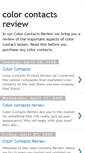Mobile Screenshot of colorcontactsreview.blogspot.com
