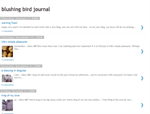 Tablet Screenshot of blushingbirdjournal.blogspot.com