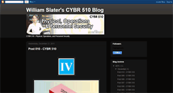 Desktop Screenshot of cybr510.blogspot.com