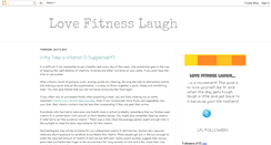 Desktop Screenshot of lovefitnesslaugh.blogspot.com