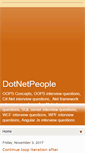 Mobile Screenshot of dotnetpeoples.blogspot.com