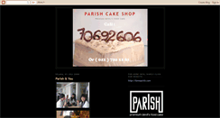 Desktop Screenshot of parishcakeshop.blogspot.com