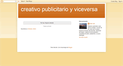 Desktop Screenshot of creativoypublicitario.blogspot.com