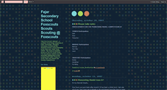 Desktop Screenshot of foxscoutfajar.blogspot.com