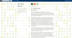 Desktop Screenshot of best-man-speech.blogspot.com