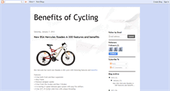 Desktop Screenshot of benefitofcycling.blogspot.com