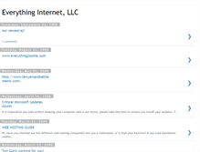Tablet Screenshot of everythinginternet.blogspot.com