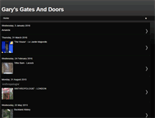 Tablet Screenshot of garysgatesanddoors.blogspot.com