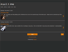 Tablet Screenshot of mailtimeblog.blogspot.com