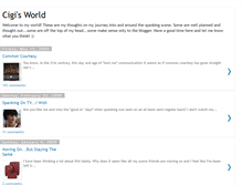 Tablet Screenshot of cigisworld.blogspot.com