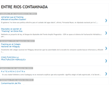 Tablet Screenshot of entrerioscontaminada.blogspot.com