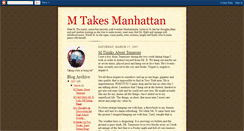 Desktop Screenshot of mtakesmanhattan.blogspot.com