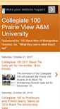 Mobile Screenshot of collegiate100prairieviewamuniversity.blogspot.com