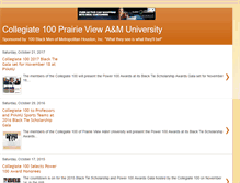 Tablet Screenshot of collegiate100prairieviewamuniversity.blogspot.com