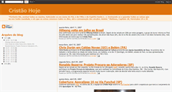 Desktop Screenshot of cristaohoje.blogspot.com