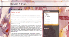 Desktop Screenshot of betweenadream.blogspot.com