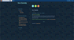 Desktop Screenshot of eva-cassidy.blogspot.com