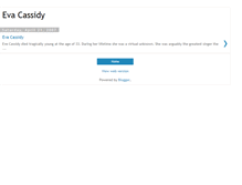 Tablet Screenshot of eva-cassidy.blogspot.com