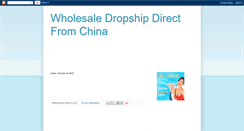 Desktop Screenshot of dropshipfromchina.blogspot.com