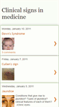 Mobile Screenshot of clinicalsigns-in-medicine.blogspot.com