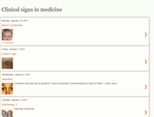 Tablet Screenshot of clinicalsigns-in-medicine.blogspot.com