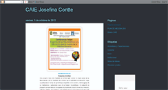 Desktop Screenshot of caie-josefinacontte.blogspot.com