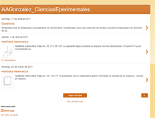 Tablet Screenshot of aagonzalezcienciasexperimentales.blogspot.com