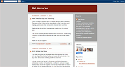 Desktop Screenshot of matmemories.blogspot.com
