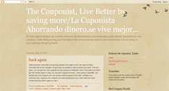 Desktop Screenshot of lacuponista.blogspot.com