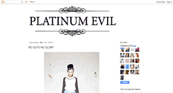 Desktop Screenshot of platinumevil.blogspot.com