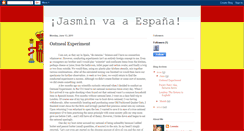 Desktop Screenshot of jasmingoestospain.blogspot.com