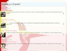 Tablet Screenshot of jasmingoestospain.blogspot.com